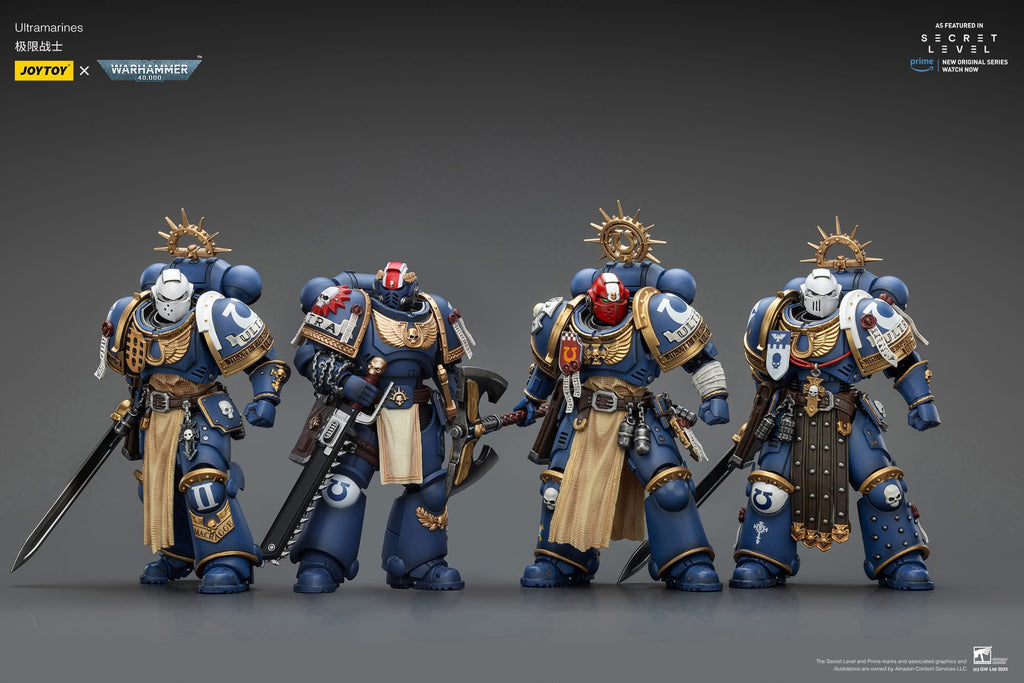 Warhammer 40k Joytoy Ultramarines Titus Laurels of Victory 1/18 action figure UK