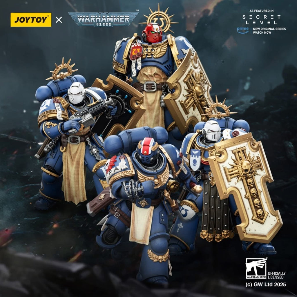 Warhammer 40k Joytoy Ultramarines Titus Laurels of Victory 1/18 action figure UK