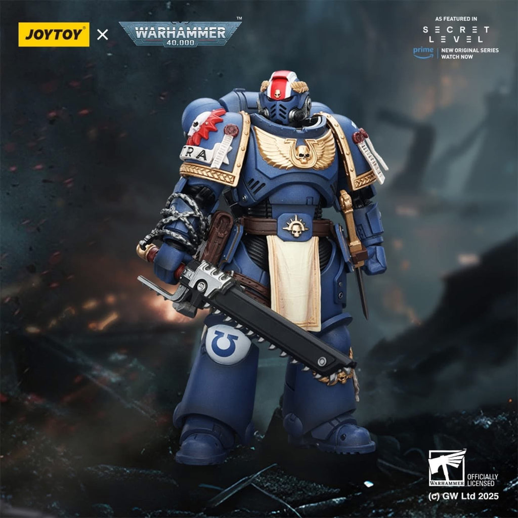 Warhammer 40k Joytoy Ultramarines Titus Laurels of Victory 1/18 action figure UK