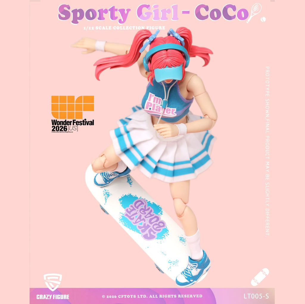 Crazy Figure Sporty Girl Coco Wonfest Exclusive 1/12 scale action figure