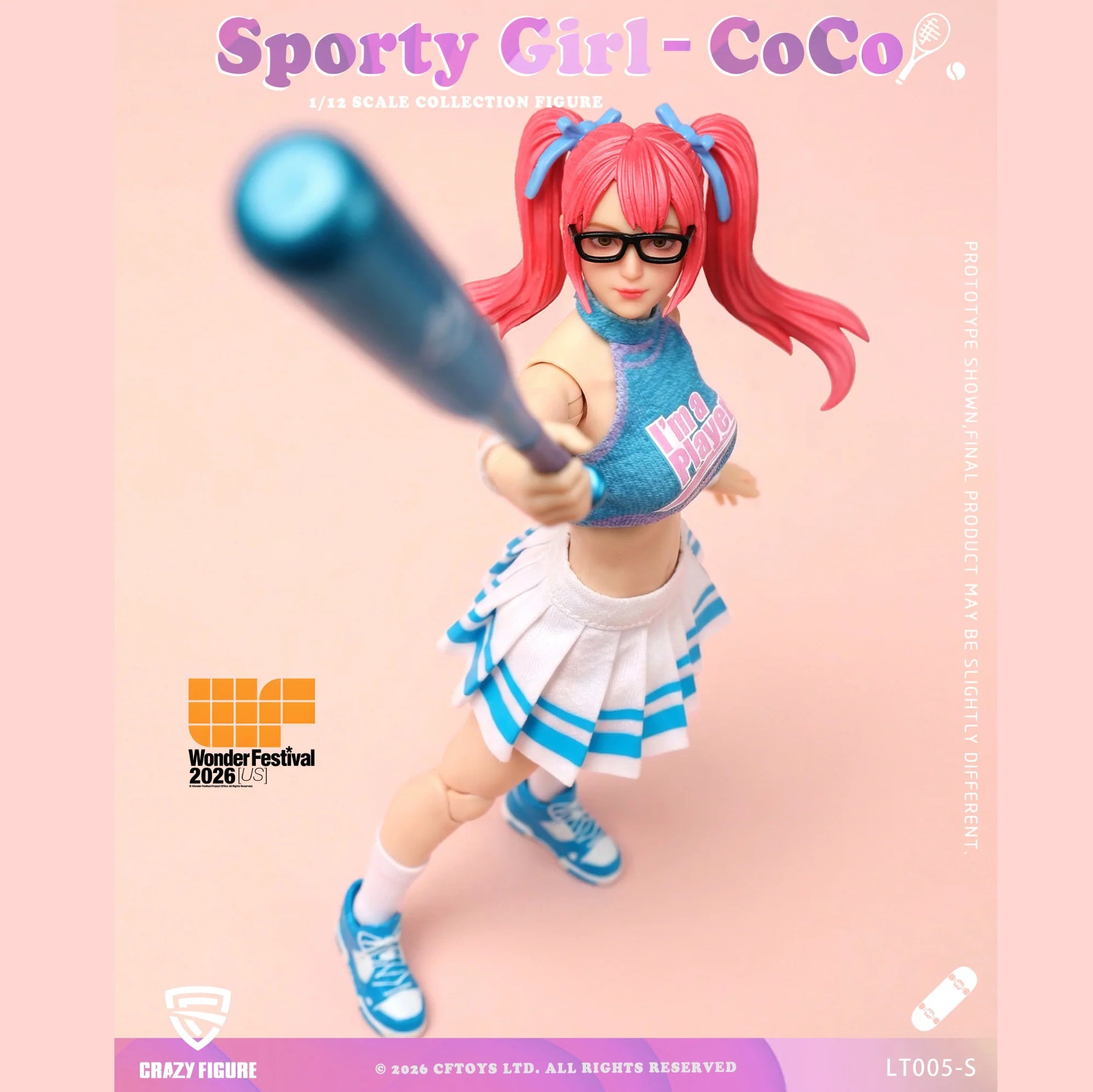 Crazy Figure Sporty Girl Coco Wonfest Exclusive 1/12 scale action figure