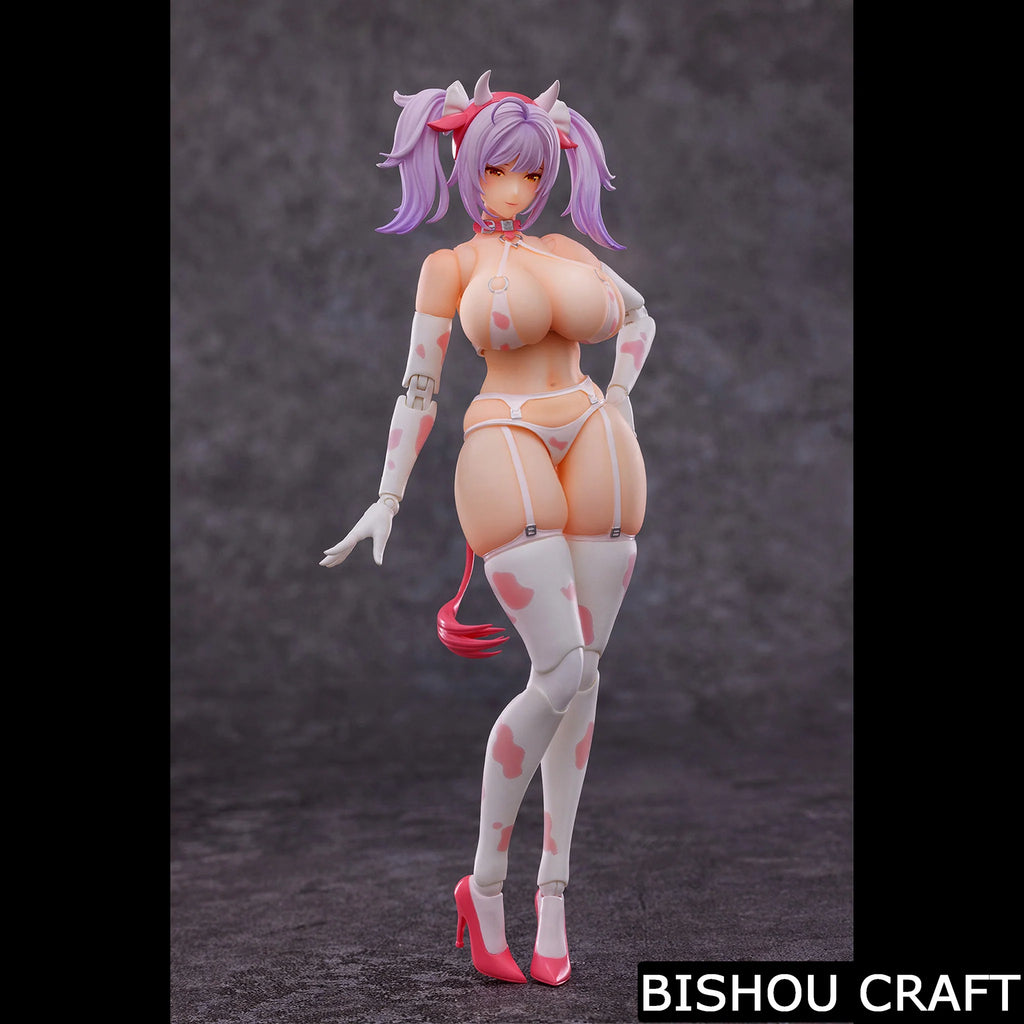 Bishoucraft Cow Girl Kuma Nana with accessory pack 1/12 action figure