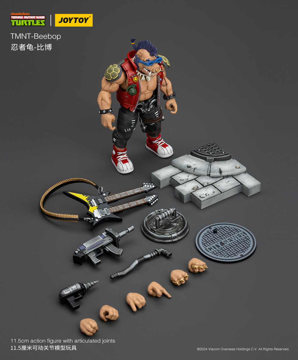 Joytoy Bebop Teenage Mutant Ninja Turtles