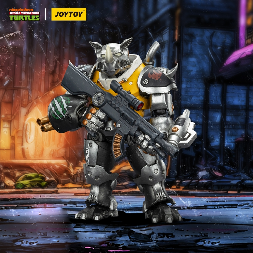Joytoy Teenage Mutant Ninja Turtles Mighty Rocksteady