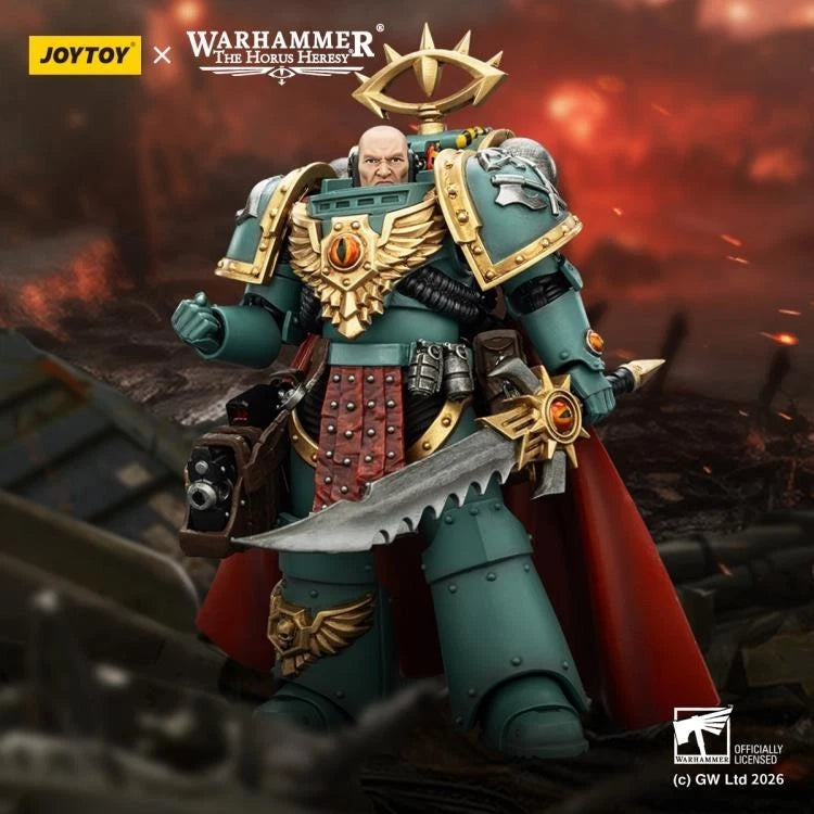 Warhammer 40k Joytoy Sons of Horus Captain Tybalt Marr 1 18 scale 30k UK