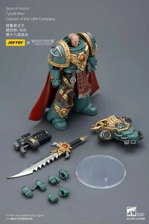 Warhammer 40k Joytoy Sons of Horus Captain Tybalt Marr 1 18 scale 30k UK