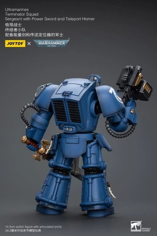 JoyToy Ultramarines Sergeant – Warhammer 40,000 1/18 Scale Figure