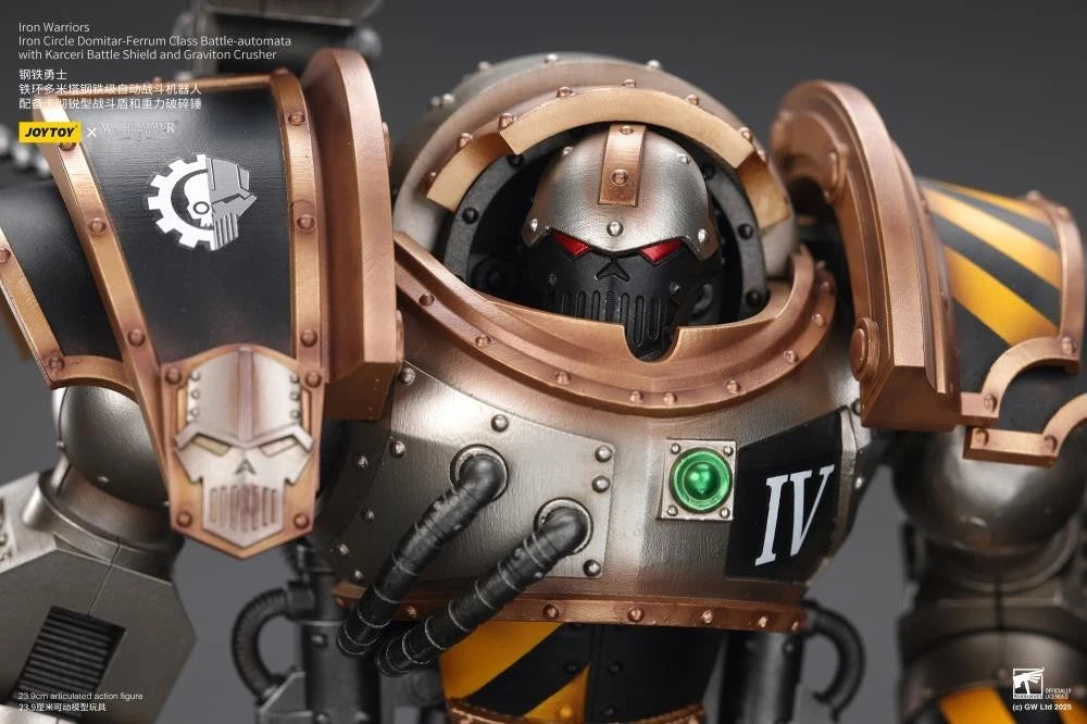 Warhammer 40k Joytoy Iron Warriors Iron Circle robot 30k 1/18 action figure UK