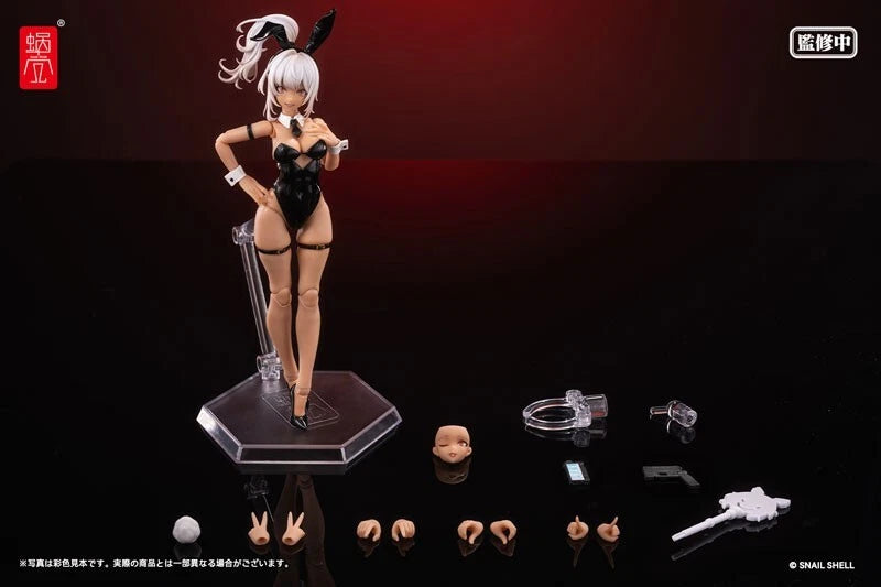Snail Shell Bunny Girl Eileen Black Variant 1/12 Scale Action Figure