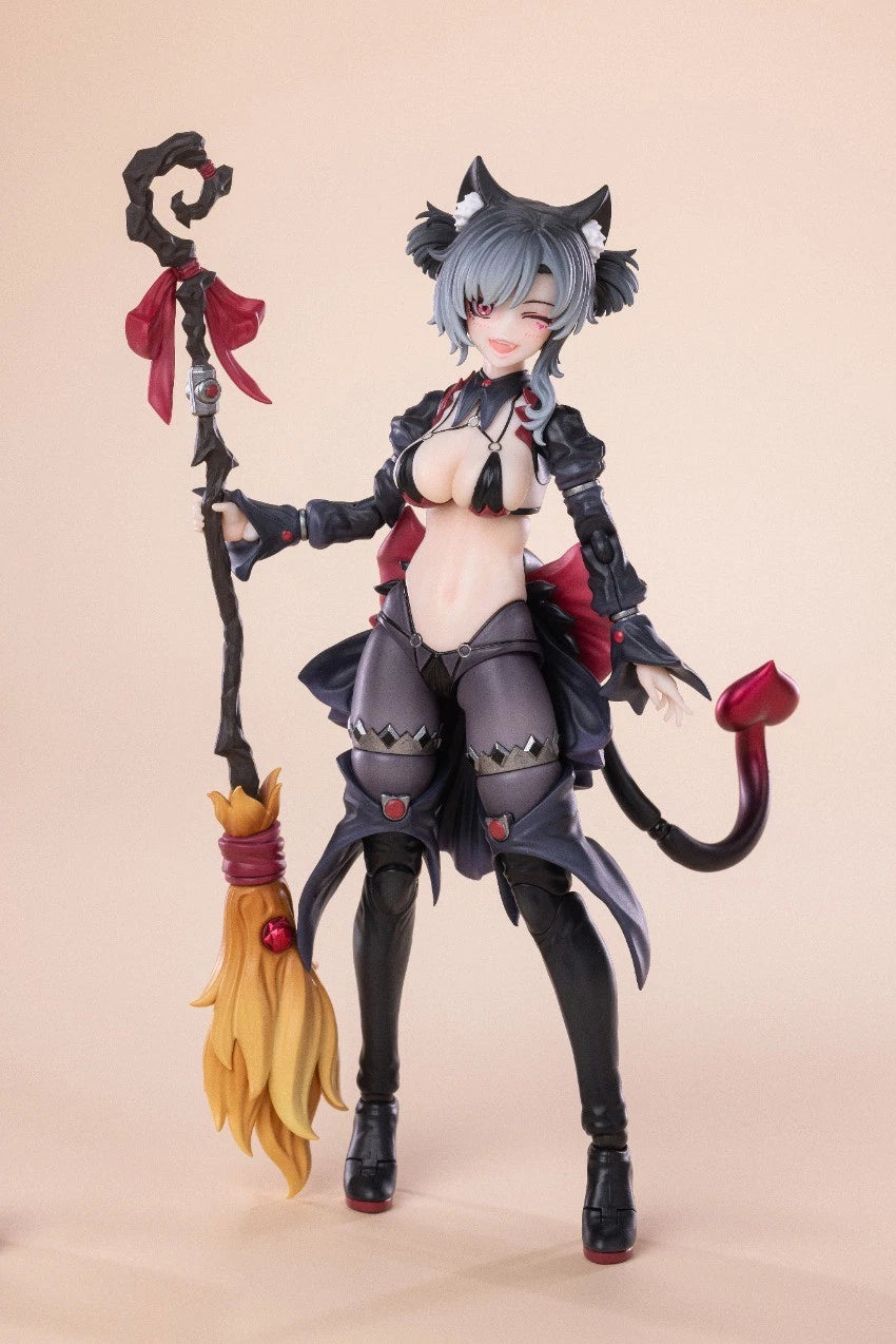 Hoshikawa Cat (black hair version) Ciyuanjuxiang Trainee Witch 1/12 figure