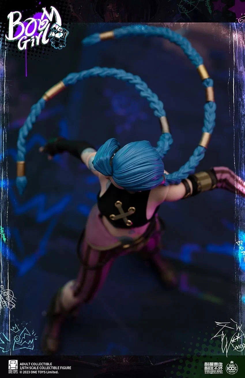 Onetoys Arcane League of Legends Jinx deluxe 1/6 scale action figure (12")