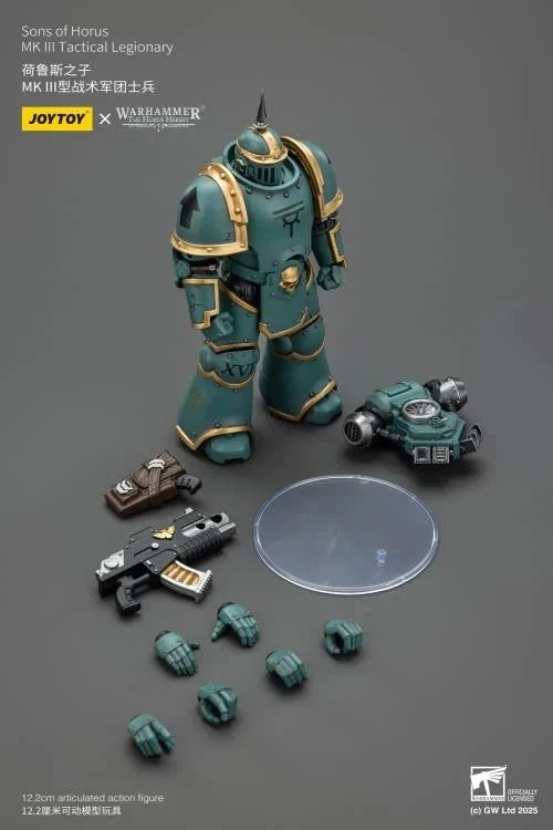 Warhammer 40k Joytoy Sons of Horus Legionary Horus Heresy MkIII 30k 1 18 UK