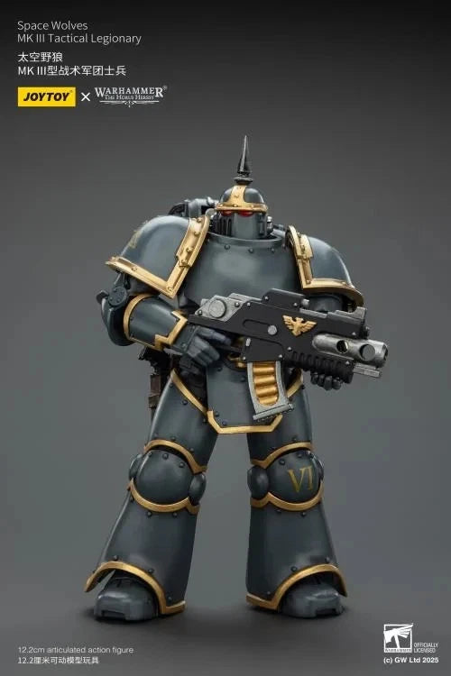 Warhammer: The Horus Heresy JoyToy Space Wolves MKIII Tactical Legionary 1/18 Scale Action Figure