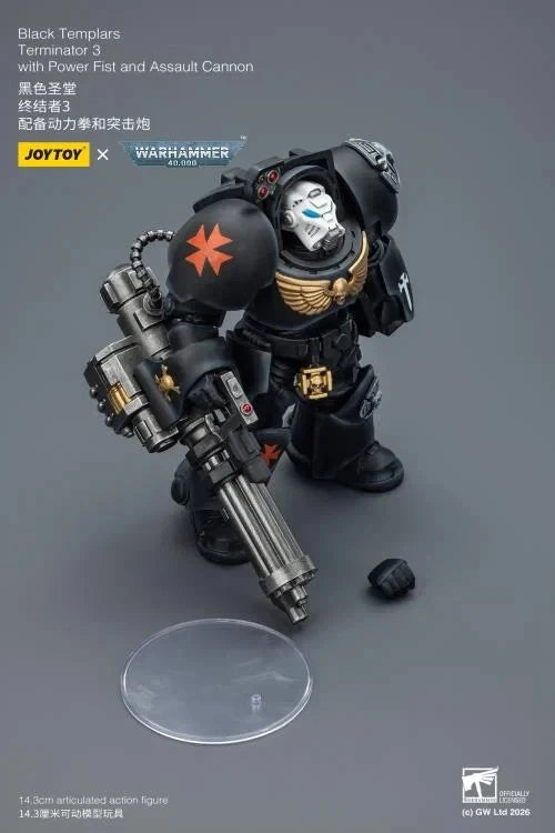 Warhammer 40k Joytoy Black Templars Terminators X 3 1/18 action  figure UK