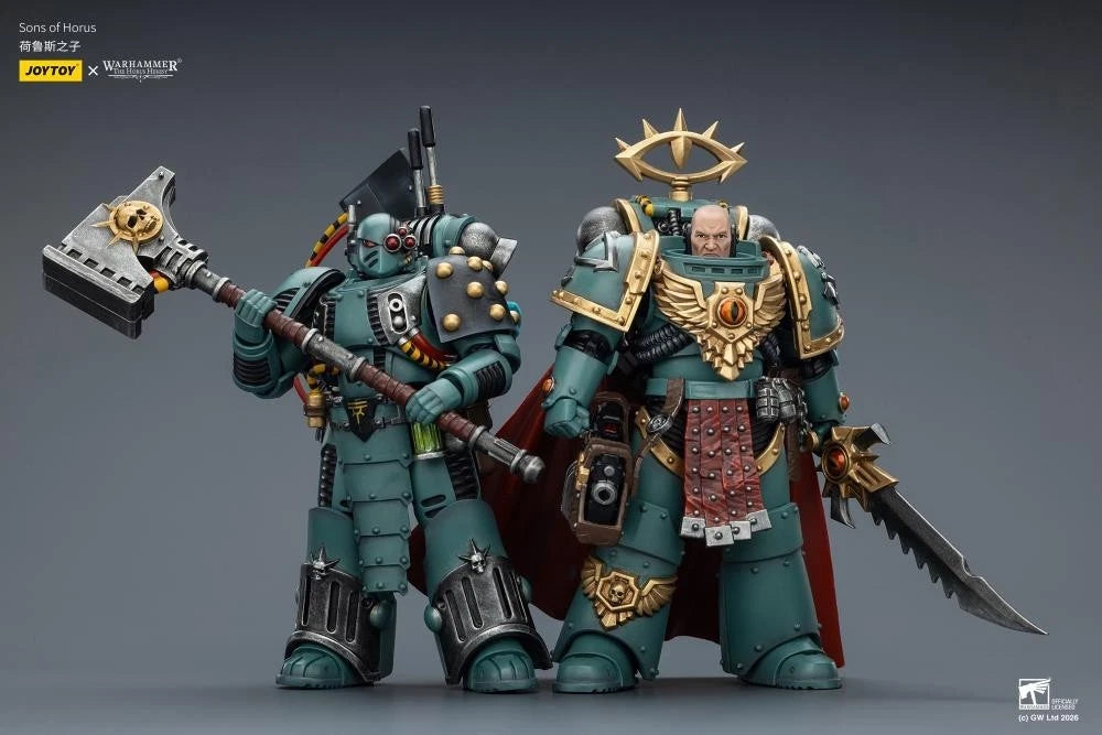 Warhammer 40k Joytoy Sons of Horus Captain Tybalt Marr 1 18 scale 30k UK
