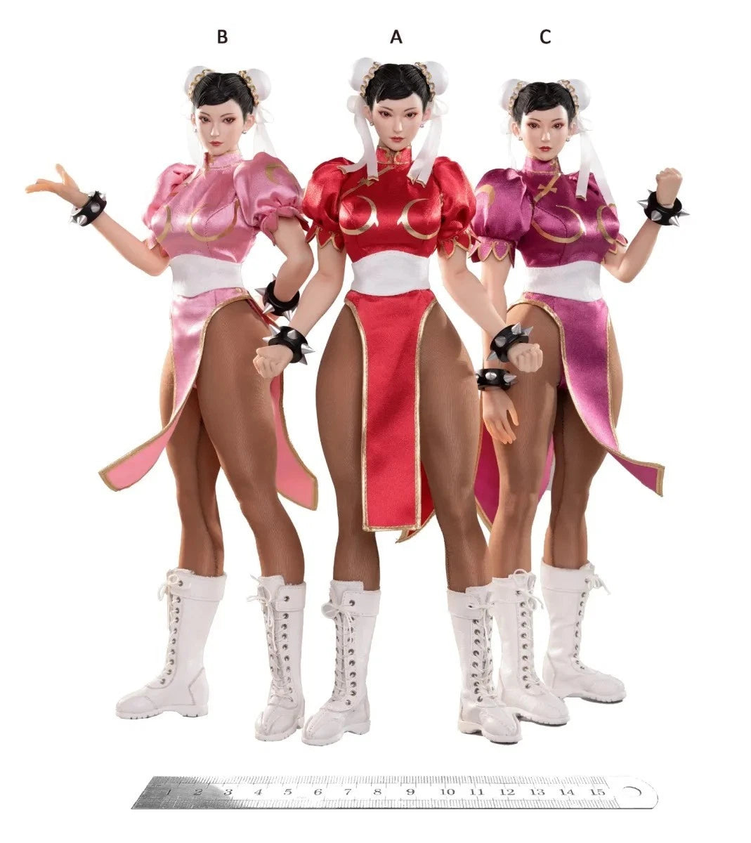 Star Man MS-015A Chun-Li Red Version 1/6 Scale Action Figure