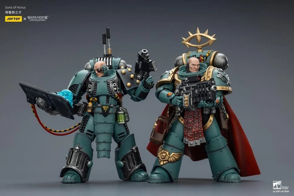 Warhammer 40k Joytoy Sons of Horus Captain Tybalt Marr 1 18 scale 30k UK
