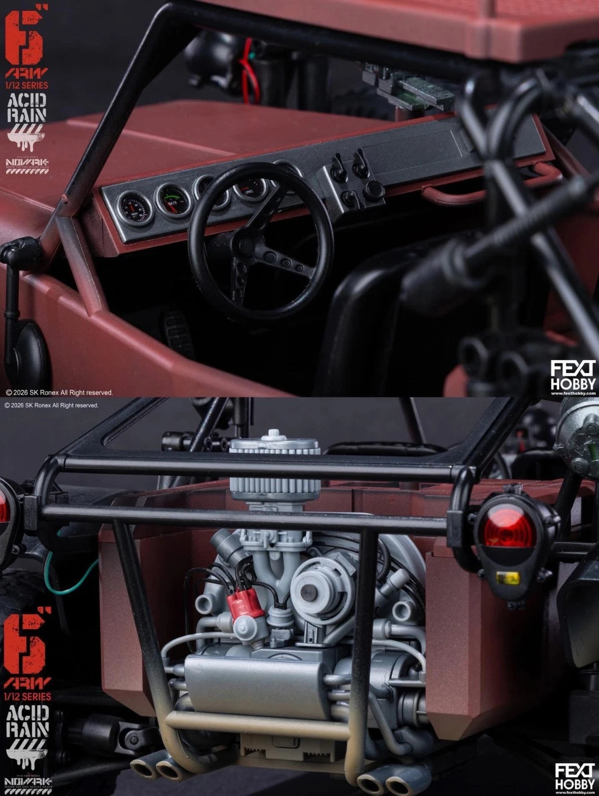 Acid Rain World: Novark FXH-AR-001 Red Locust 1/12 Scale Vehicle UK
