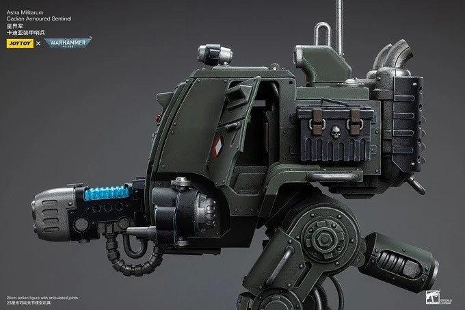 JoyToy Warhammer 40K Astra Militarum Cadian Armoured Sentinel 1/18 Scale Action Figure