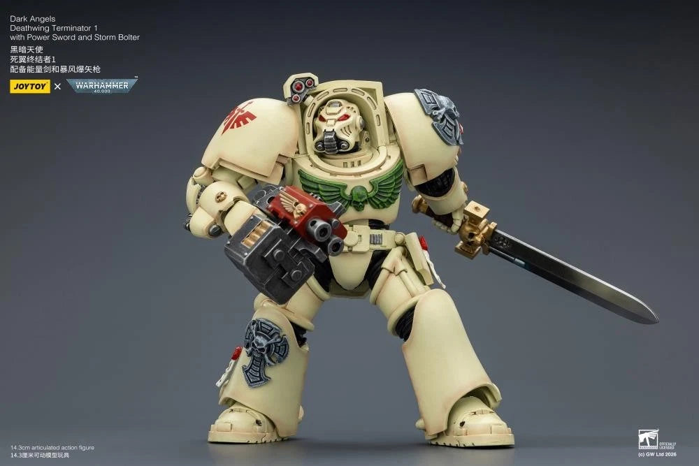 Warhammer 40k Joytoy Dark Angels Deathwing Terminator power sword 1/18 figure UK