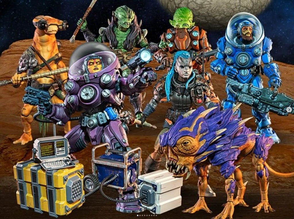Four Horsemen Studios Cosmic Legions Uularia Speer Action Figure