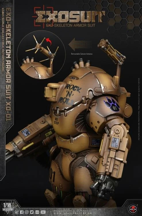 Soldier Story Future Series EXO-Skeleton Armor Suit XO-01 1/18 Scale Figure Set