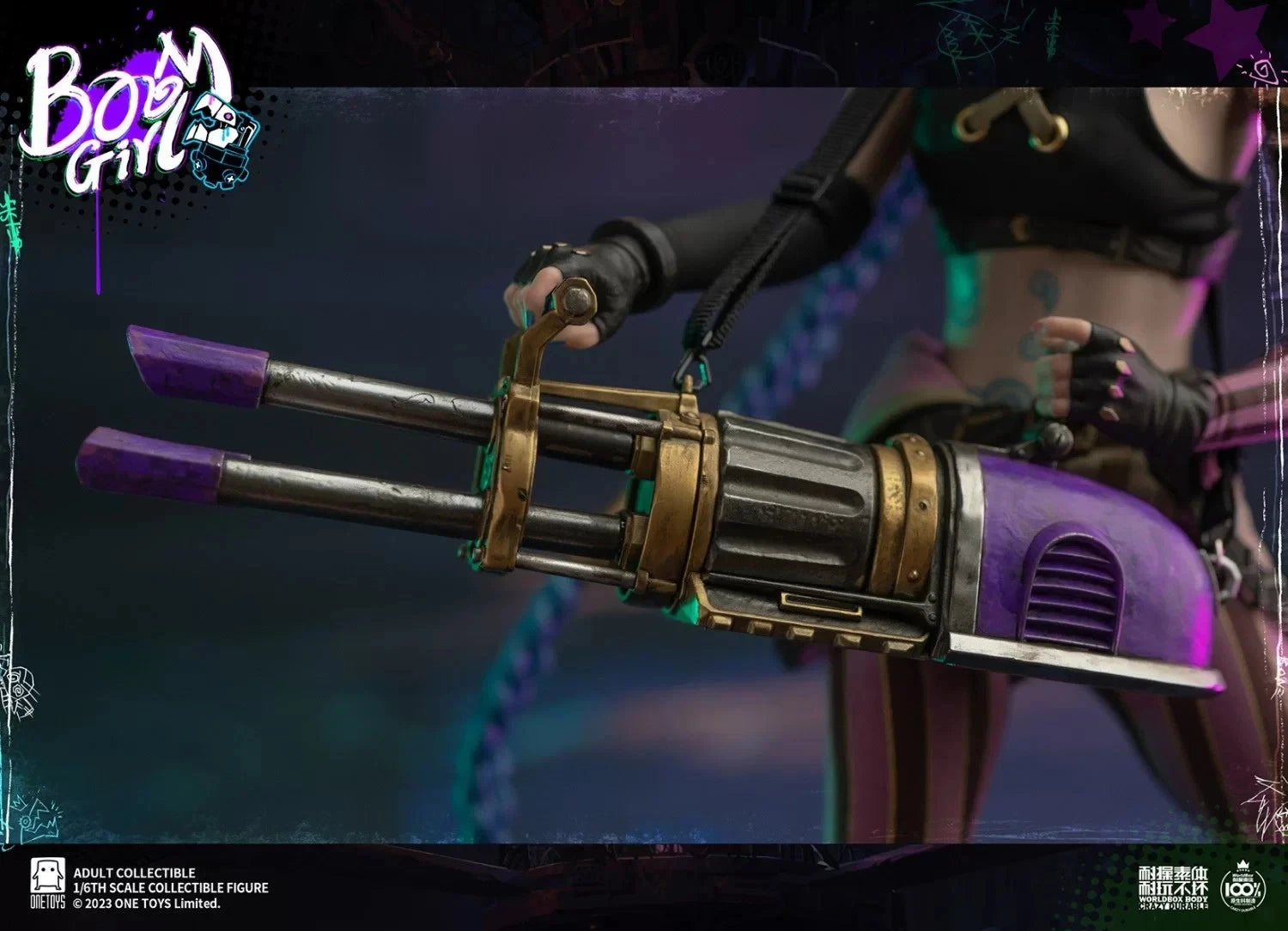 Onetoys Arcane League of Legends Jinx deluxe 1/6 scale action figure (12")