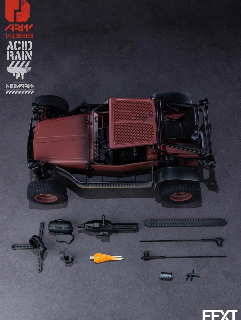 Acid Rain World: Novark FXH-AR-001 Red Locust 1/12 Scale Vehicle UK