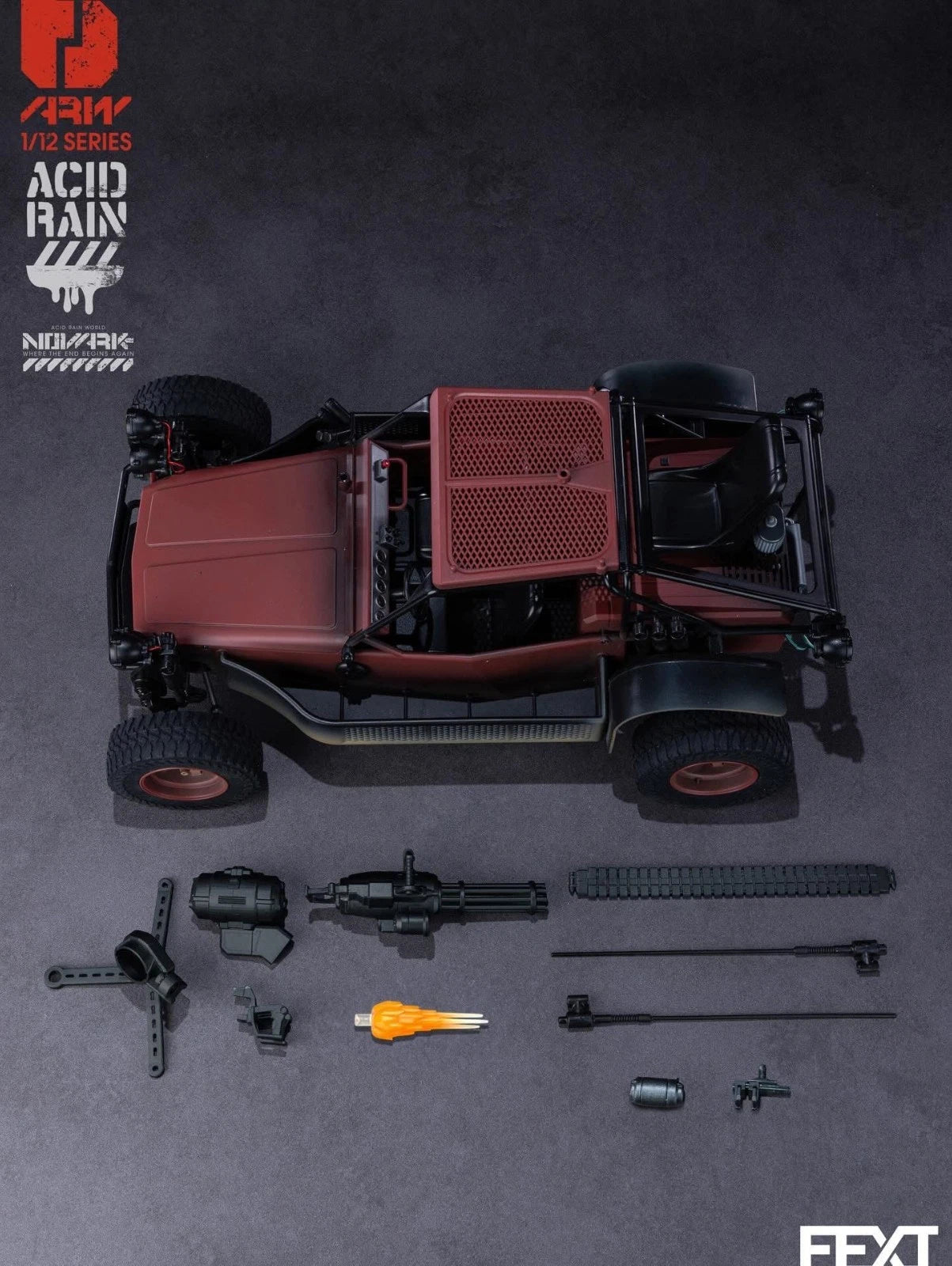 Acid Rain World: Novark FXH-AR-001 Red Locust 1/12 Scale Vehicle UK