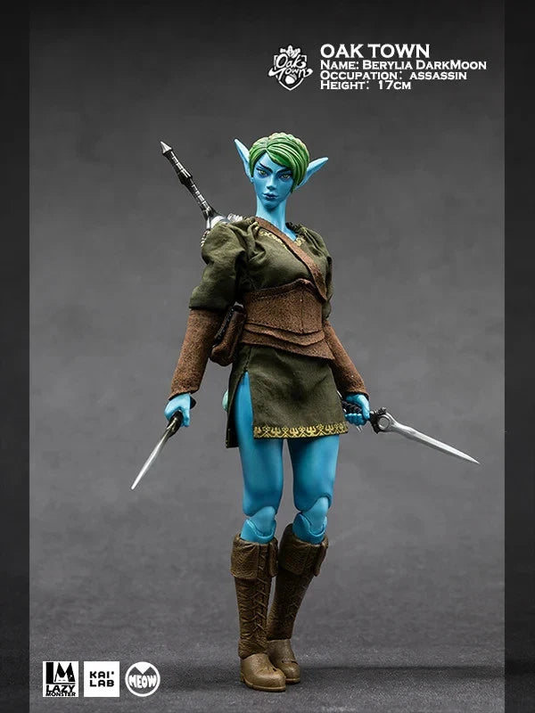 Lazy Monster Studio Oak Town Berylia Darkmoon Assassin 1/12 Scale Action Figure
