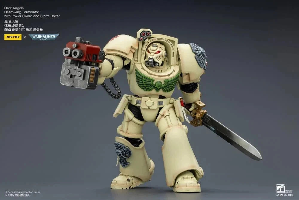 Warhammer 40k Joytoy Dark Angels Deathwing Terminator power sword 1/18 figure UK