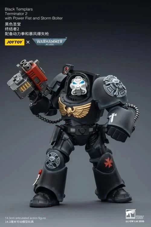 Warhammer 40k Joytoy Black Templars Terminators X 3 1/18 action  figure UK