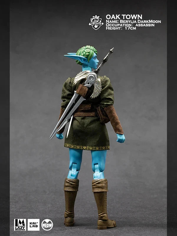 Lazy Monster Studio Oak Town Berylia Darkmoon Assassin 1/12 Scale Action Figure