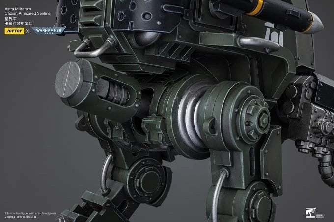 JoyToy Warhammer 40K Astra Militarum Cadian Armoured Sentinel 1/18 Scale Action Figure