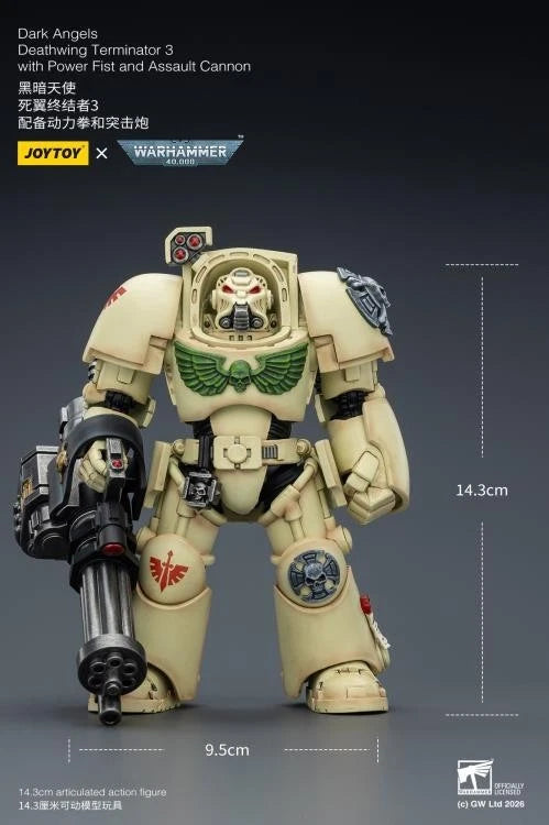 Warhammer 40k Joytoy Dark Angels Deathwing Terminators X 3 1/18 action figure UK