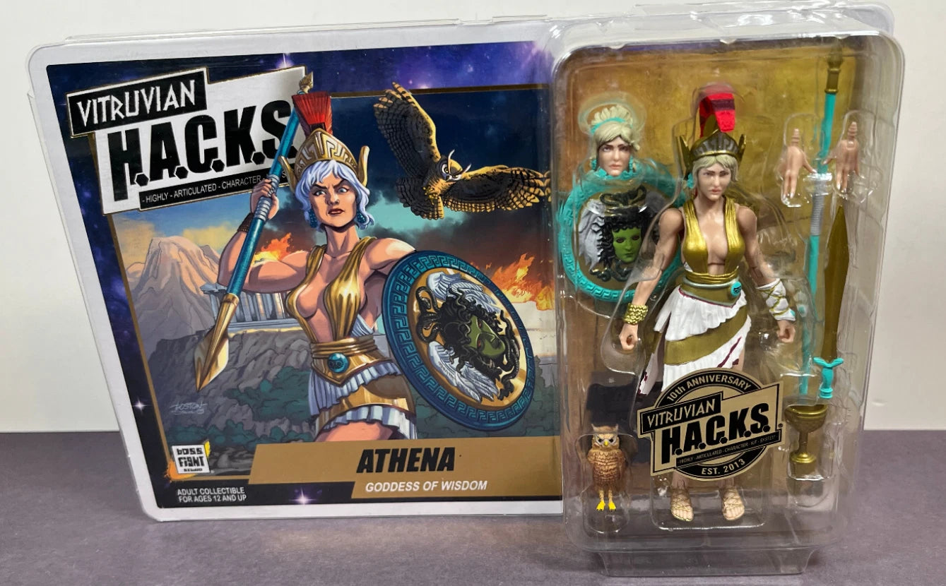 Boss Fight Studio Vitruvian H.A.C.K.S. Athena Action Figure — 10th Anniversary Edition