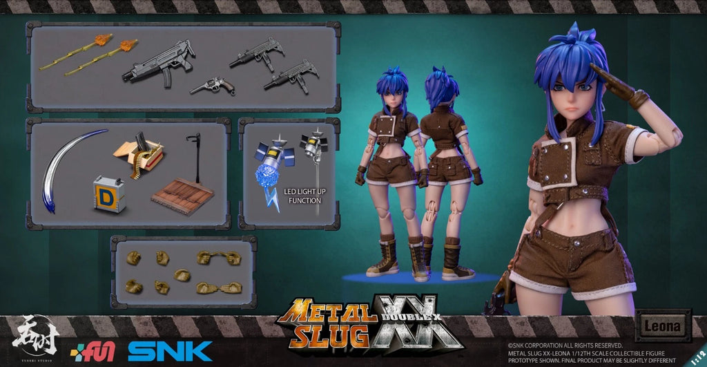 Tunshi Studio Metal Slug XX Leona Heidern 1/12 Scale Action Figure