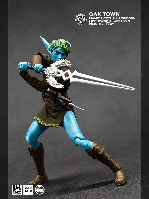 Lazy Monster Studio Oak Town Berylia Darkmoon Assassin 1/12 Scale Action Figure