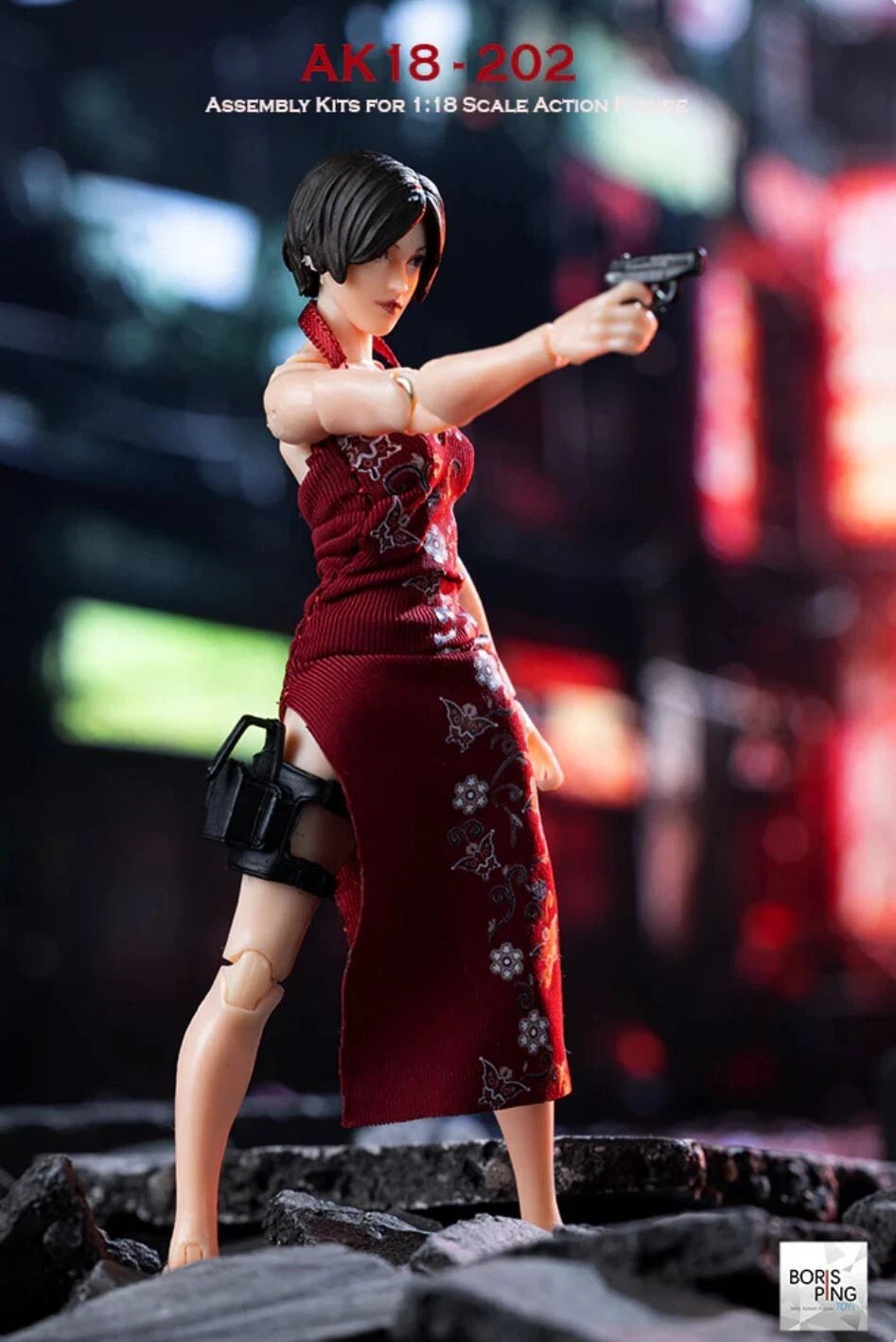 Boris Ping Toys Agent Wang – 1/18 Scale Action Figure