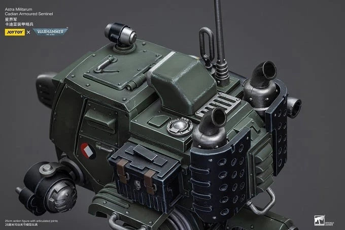 JoyToy Warhammer 40K Astra Militarum Cadian Armoured Sentinel 1/18 Scale Action Figure