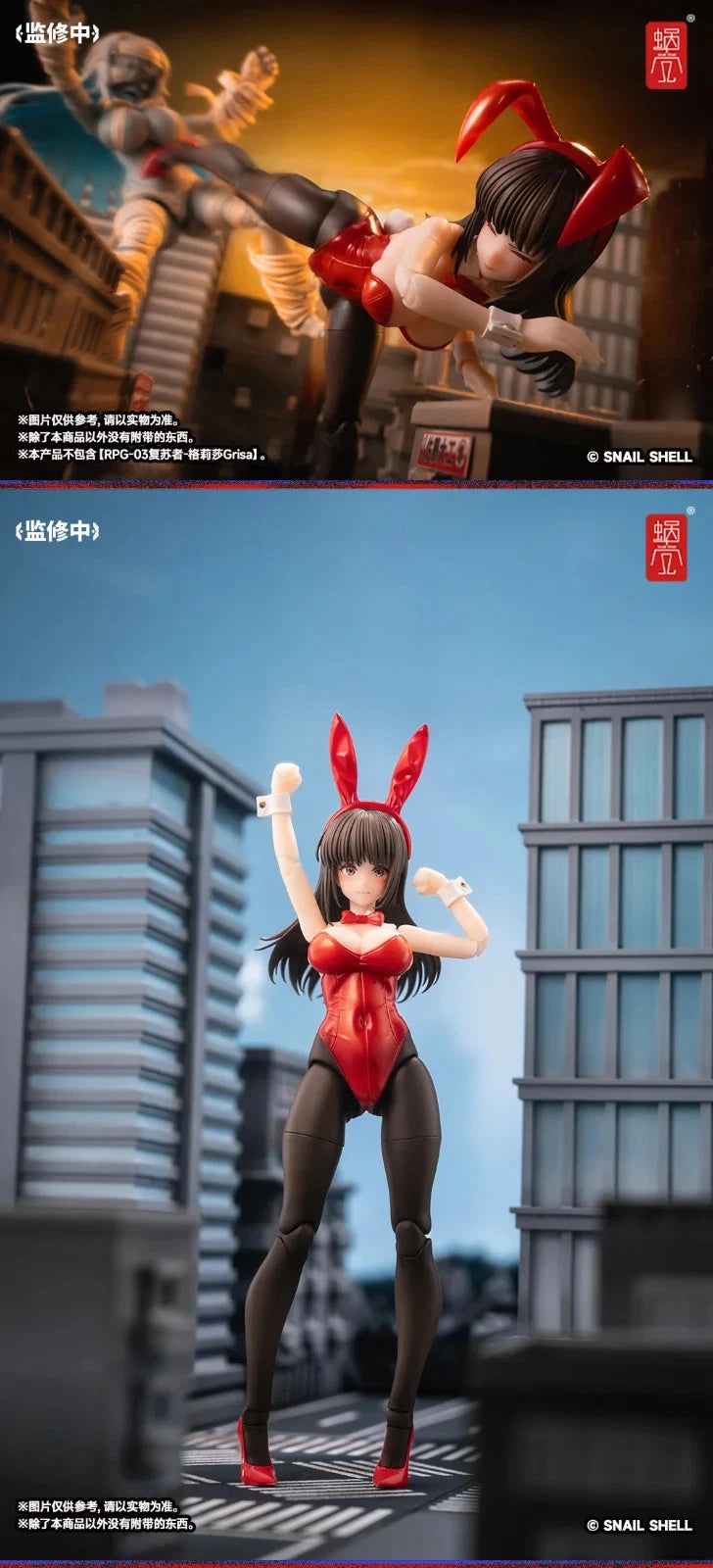 Snail Shell Bunny Girl Rena with bonus JK outfit 1 12 scale action figure UK