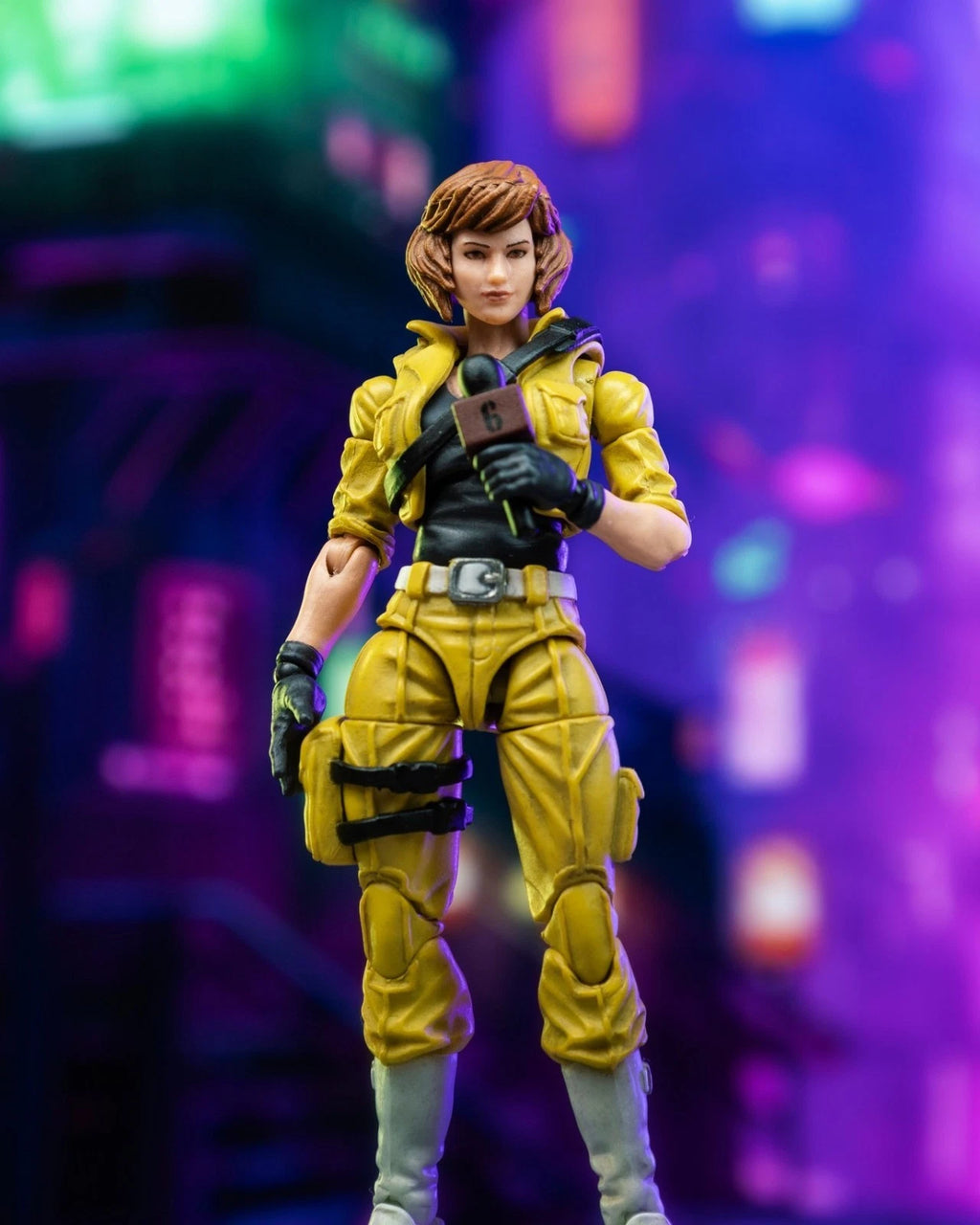 JOYTOY Teenage Mutant Ninja Turtles April O'Neill 1 18 action figure UK