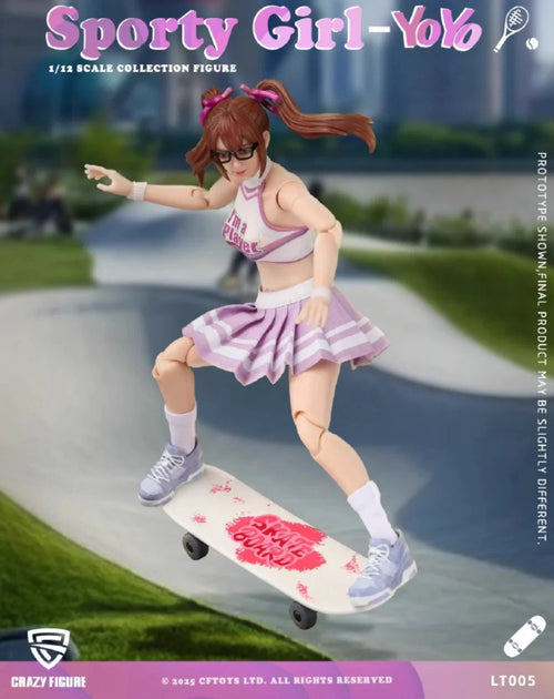 CFtoys Crazy Figure Sporty Girl Yoyo 1/12 Scale Action Figure UK