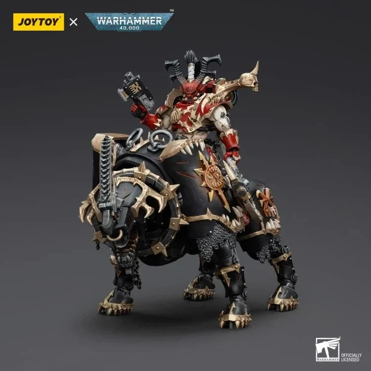 Warhammer 40K JoyToy World Eaters Lord Invocatus & Khorne Juggernaut 1/18 Scale Action Figure