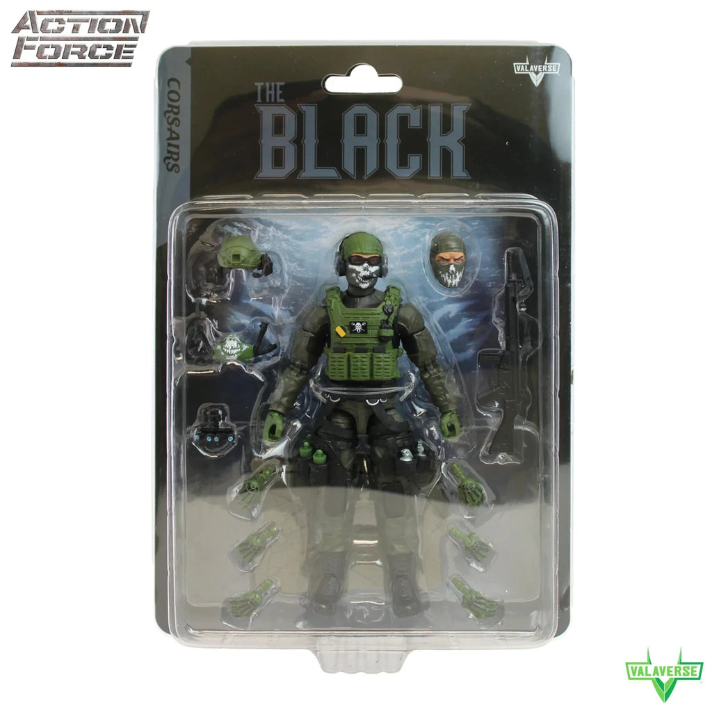 Valaverse Action Force The Black Corsairs (ver. A) GI Joe 1/12 Action Figure