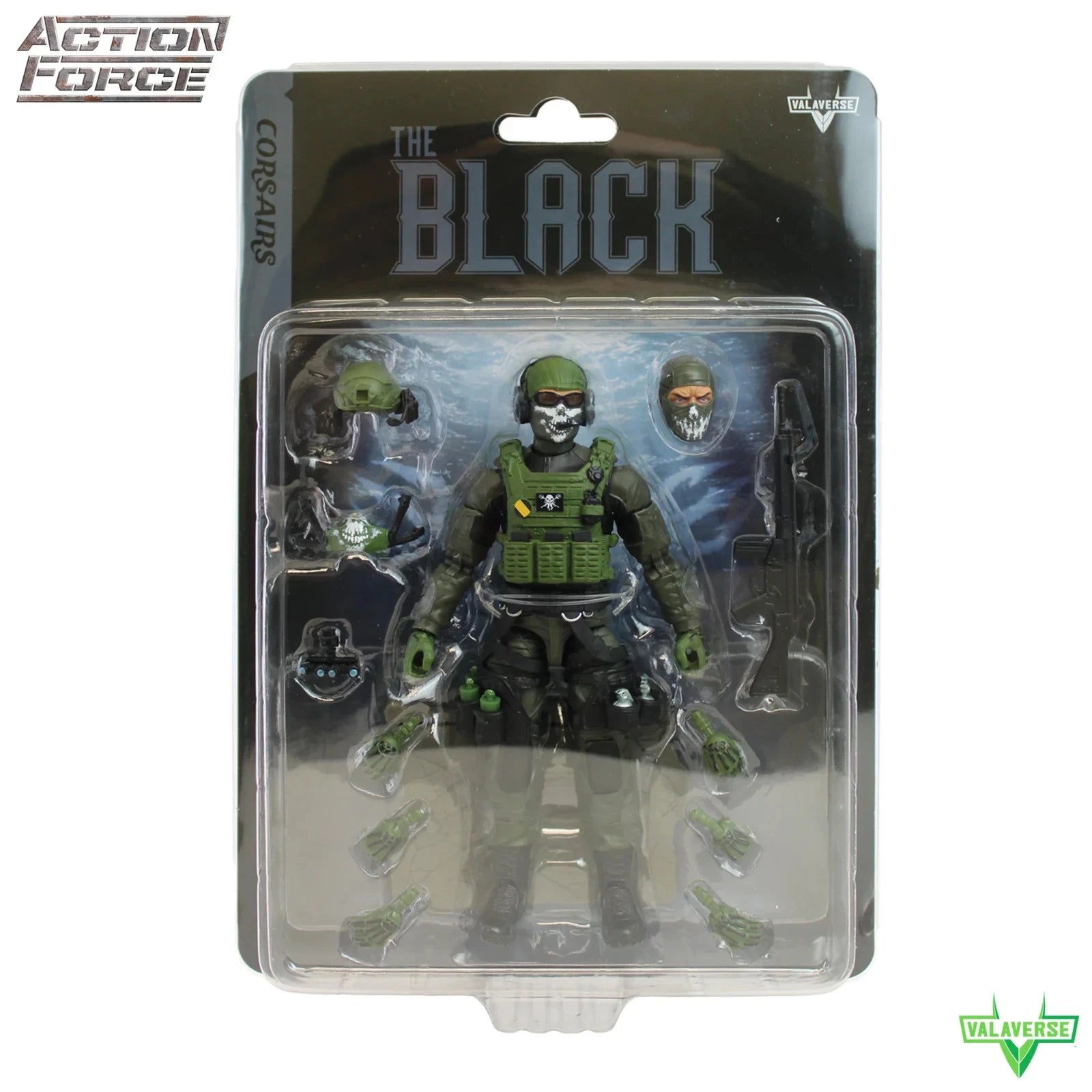 Valaverse Action Force The Black Corsairs (ver. A) GI Joe 1/12 Action Figure
