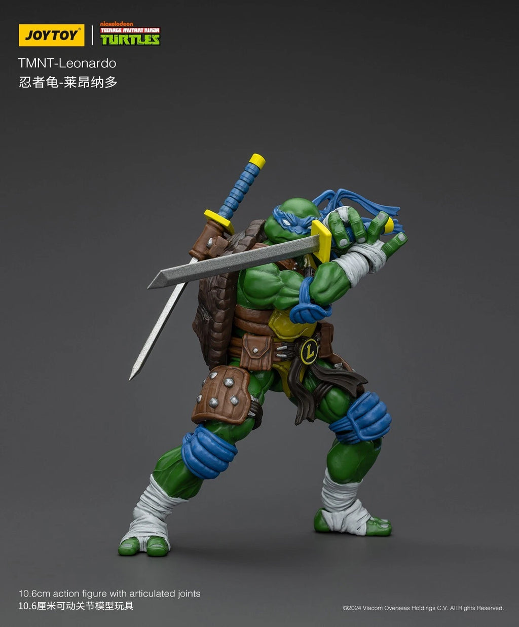 JoyToy Source Teenage Mutant Ninja Turtles Leonardo 1/18 Scale Action Figure