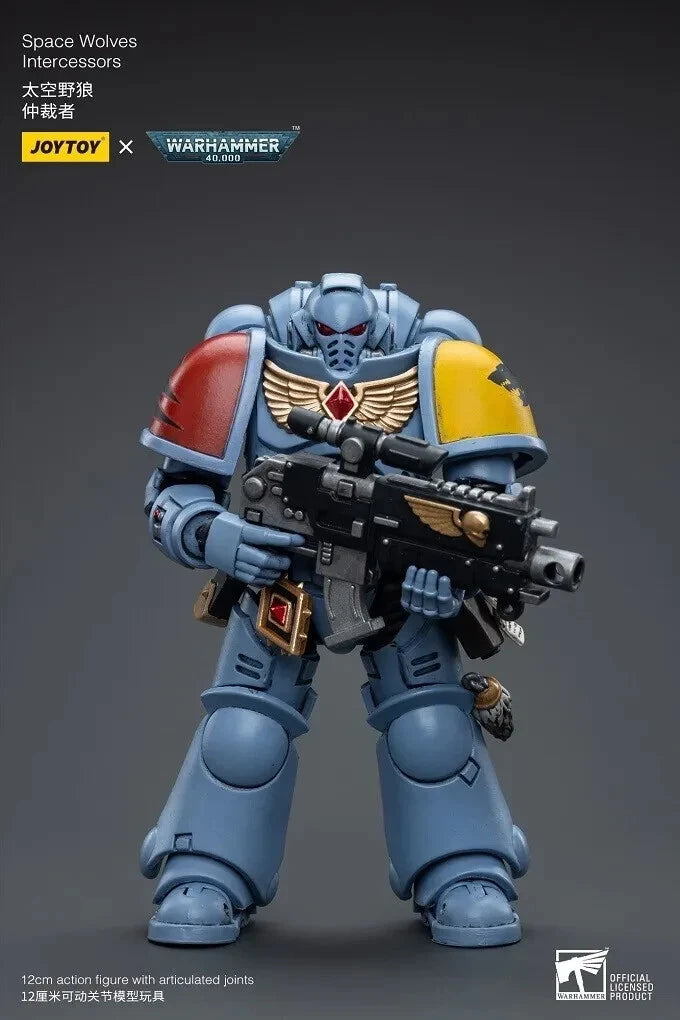 Warhammer 40K JoyToy Space Wolves Intercessor 1/18 Scale Action Figure