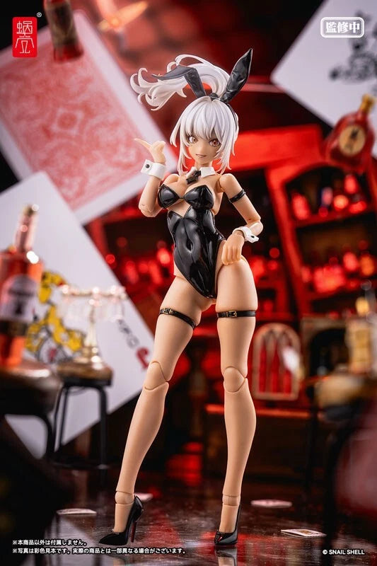 Snail Shell Bunny Girl Eileen Black Variant 1/12 Scale Action Figure