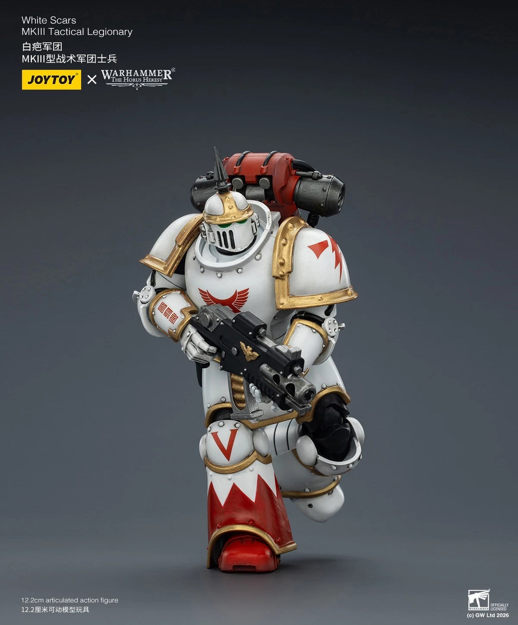 Warhammer: The Horus Heresy JoyToy White Scars MKIII Tactical Legionary 1/18 Scale Action Figure